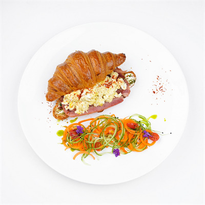 Bacon Scrambled Croissant